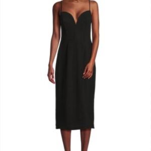 VIX Black Midi Dress